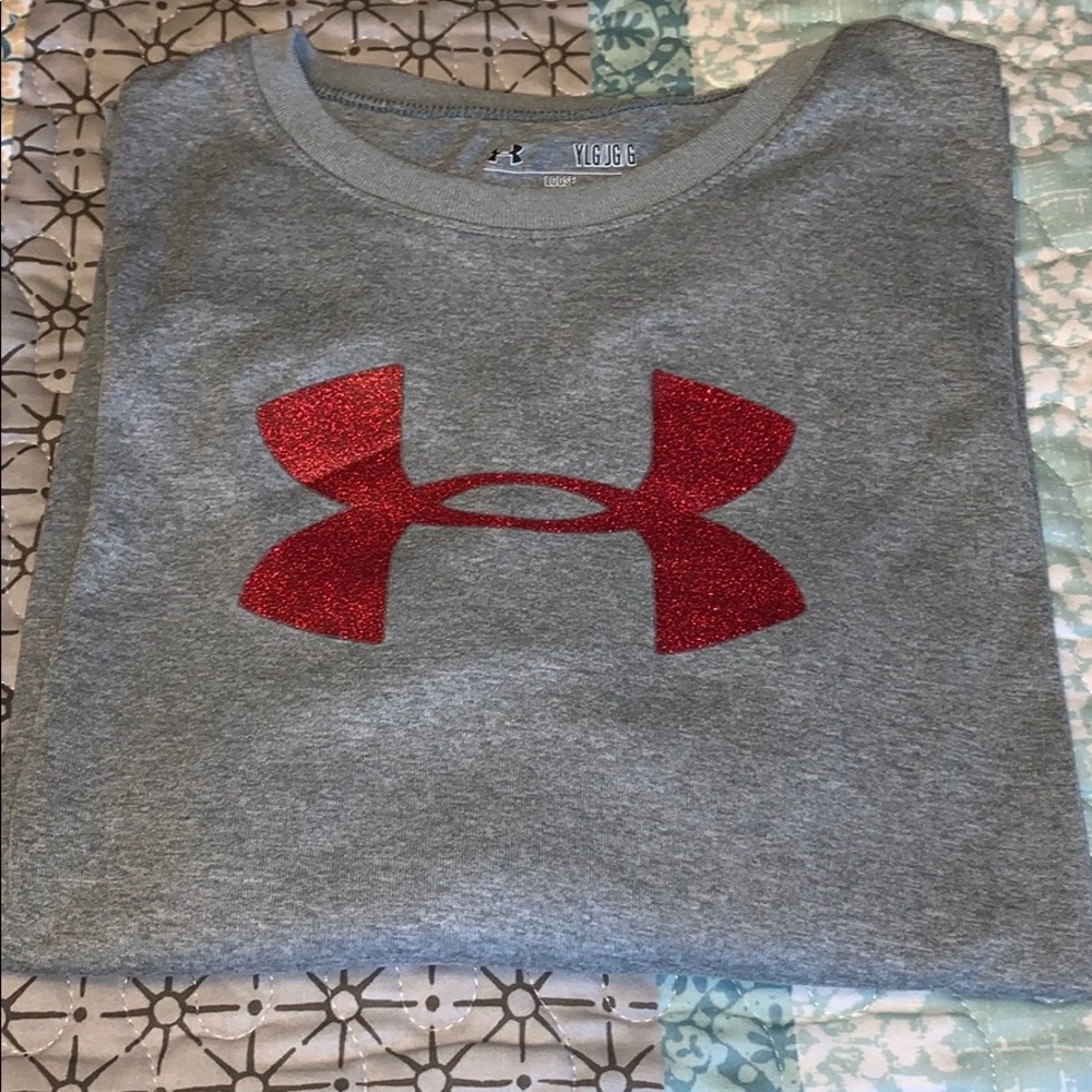 Grey Long Sleeve Under Armor Tee